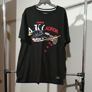 Akoo Black Graphic T-Shirt